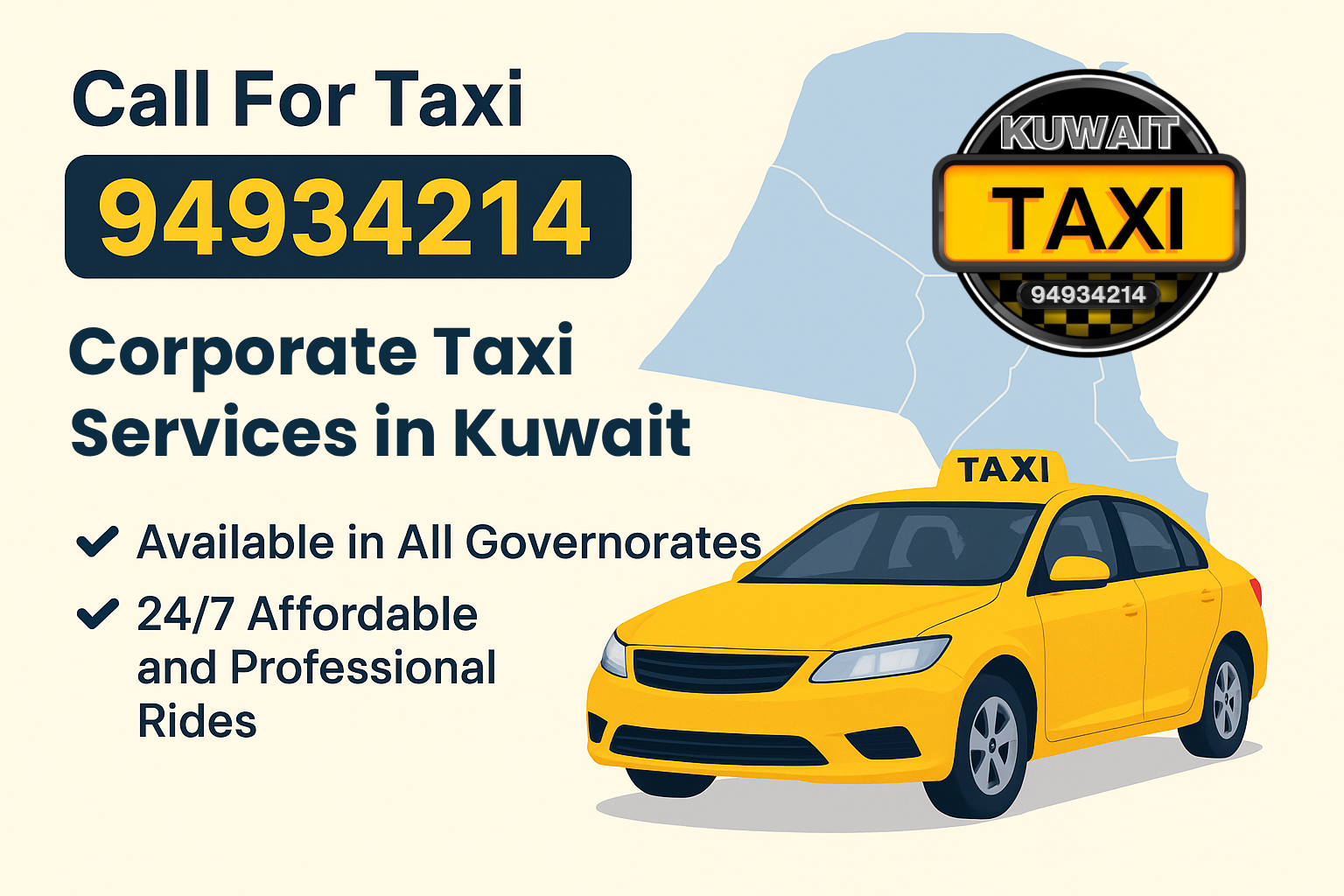 Corporate Taxi Services in Kuwait